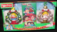 Fisher Price Little People CHRISTMAS Movie + ORNAMENTS Gift Set